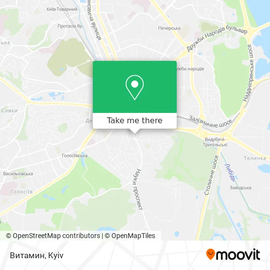 Карта Витамин