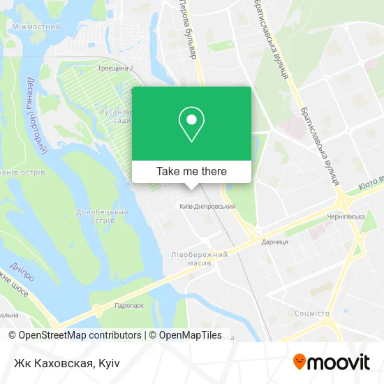 Карта Жк Каховская