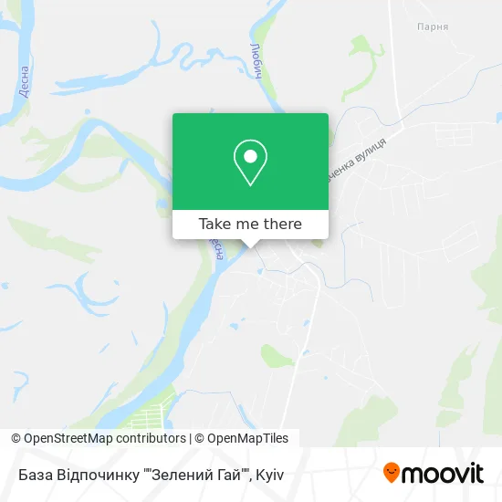 База Відпочинку ""Зелений Гай"" map