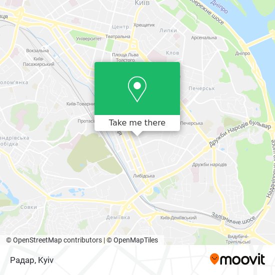 Радар map