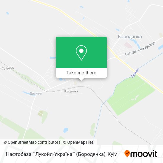 Нафтобаза ""Лукойл-Україна"" (Бородянка) map