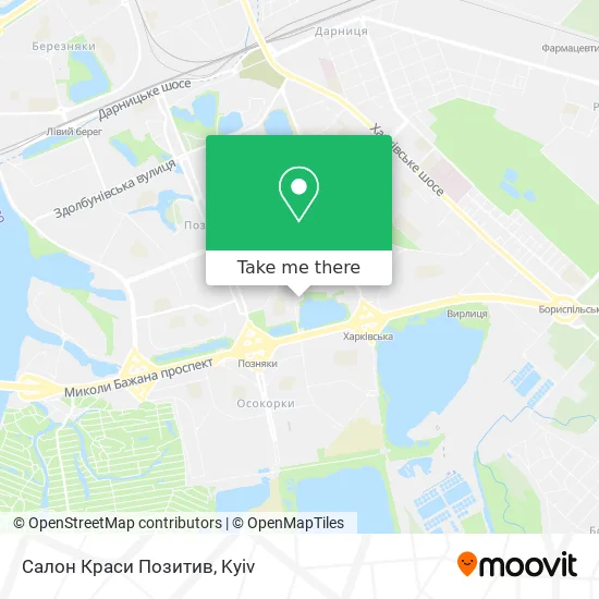 Салон Краси Позитив map