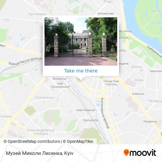 Музей Миколи Лисенка map