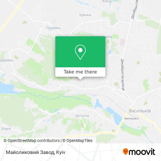 Майоликовий Завод map
