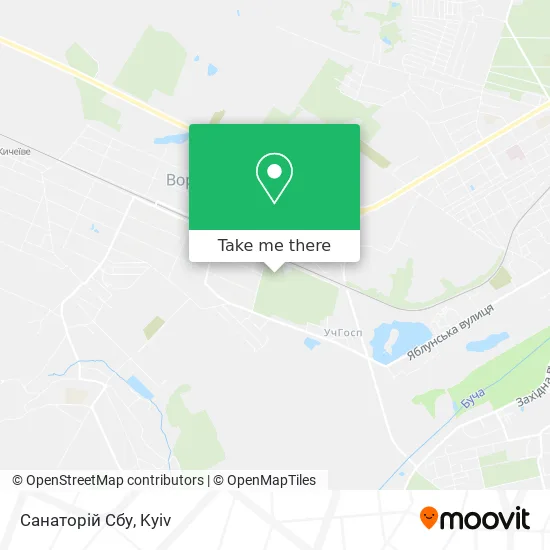 Санаторій Сбу map
