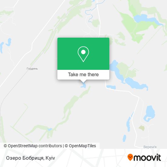 Озеро Бобриця map