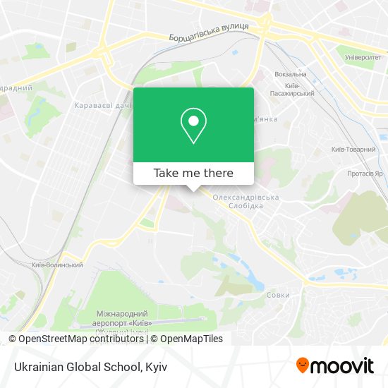 Карта Ukrainian Global School