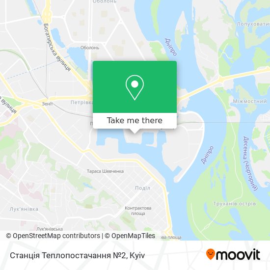 Карта Станція Теплопостачання №2