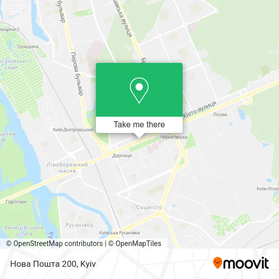 Карта Нова Пошта 200