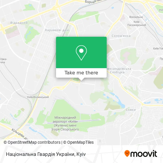 Національна Гвардія України map
