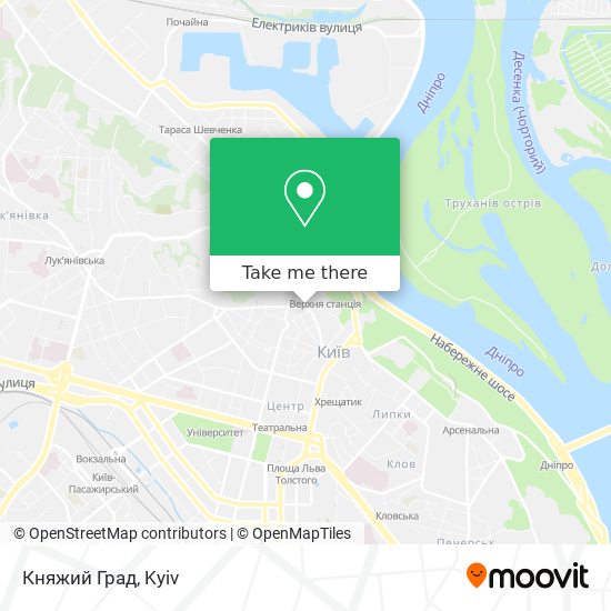Карта Княжий Град