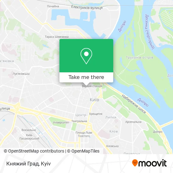 Карта Княжий Град