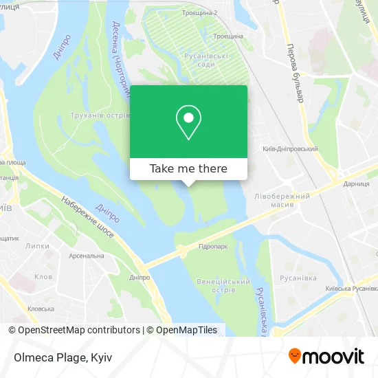 Карта Olmeca Plage