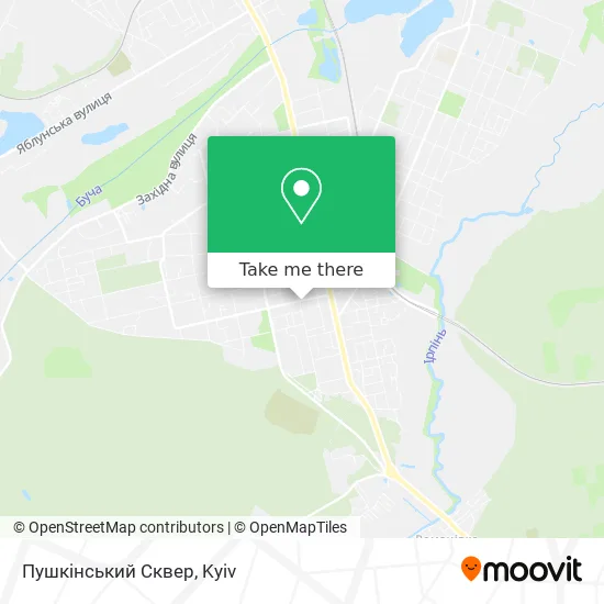 Карта Пушкінський Сквер