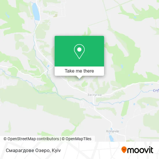 Смарагдове Озеро map