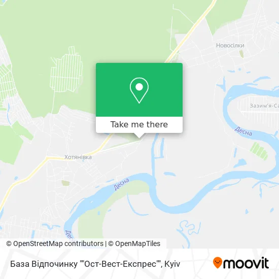 База Відпочинку ""Ост-Вест-Експрес"" map