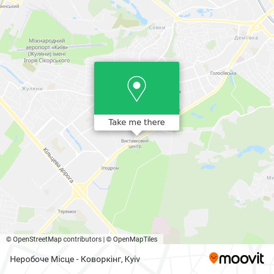 Неробоче Місце - Коворкінг map