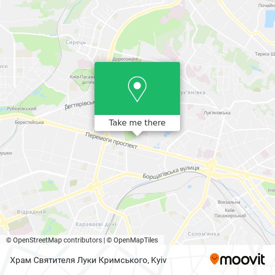 Храм Святителя Луки Кримського map
