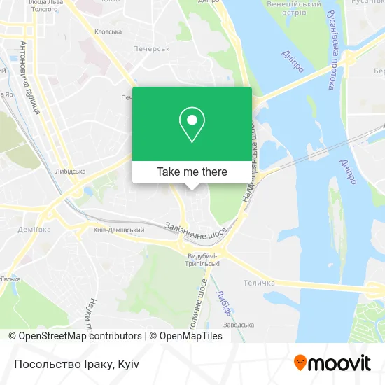 Карта Посольство Іраку