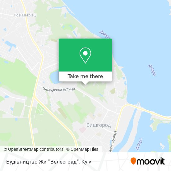 Карта Будівництво Жк ""Велесград""