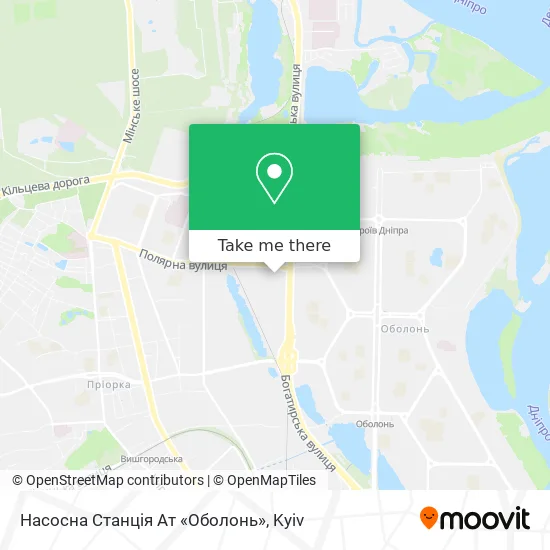 Насосна Станція Ат «Оболонь» map