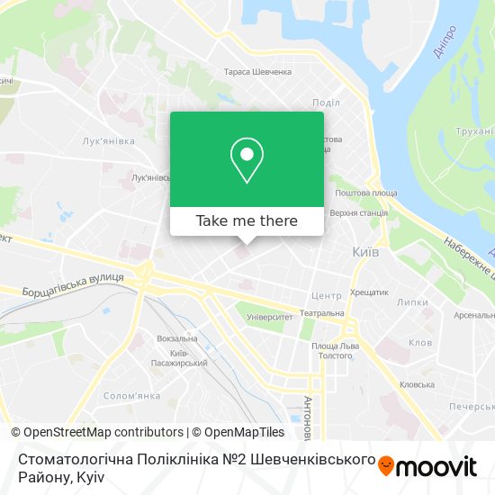 Стоматологічна Поліклініка №2 Шевченківського Району map