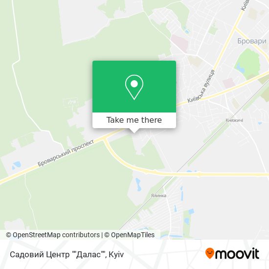 Садовий Центр ""Далас"" map