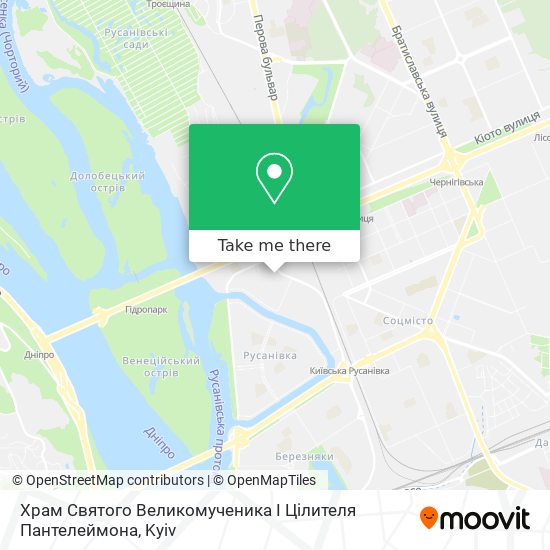 Храм Святого Великомученика І Цілителя Пантелеймона map