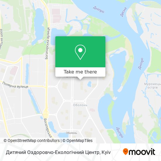 Карта Дитячий Оздоровчо-Екологічний Центр