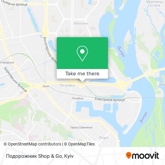 Подорожник Shop & Go map