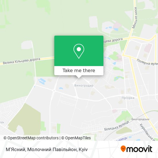 М'Ясний, Молочний Павільйон map