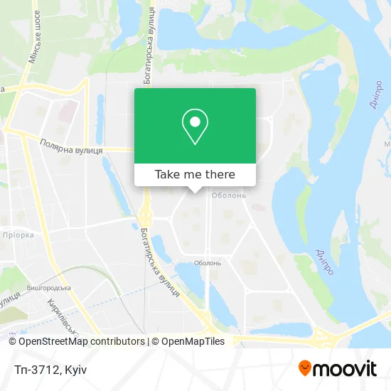 Карта Тп-3712