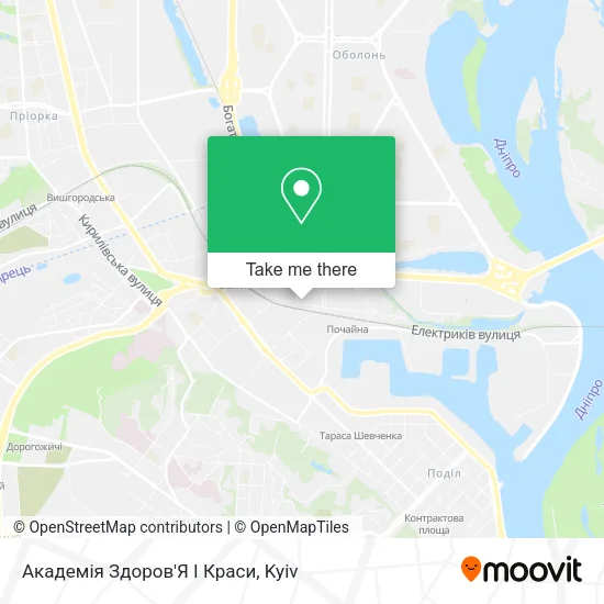 Карта Академія Здоров'Я І Краси