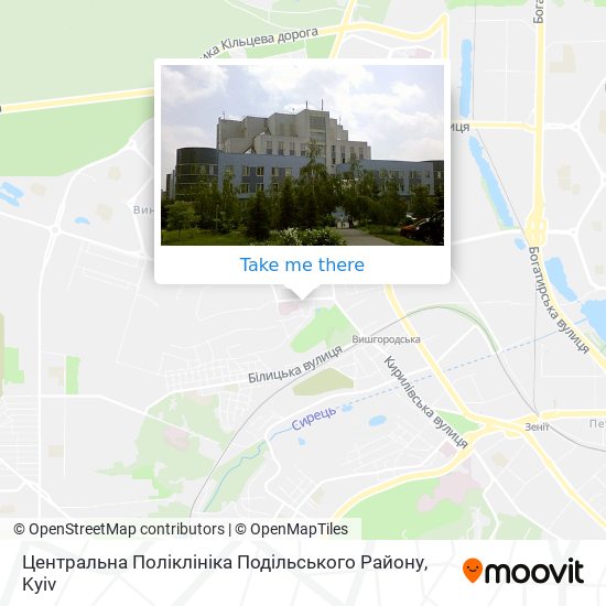 Центральна Поліклініка Подільського Району map