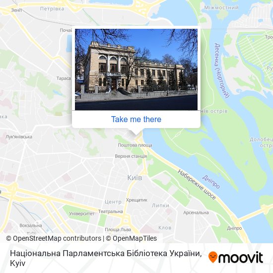 Національна Парламентська Бібліотека України map