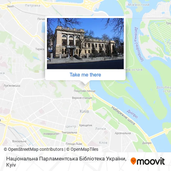 Карта Національна Парламентська Бібліотека України