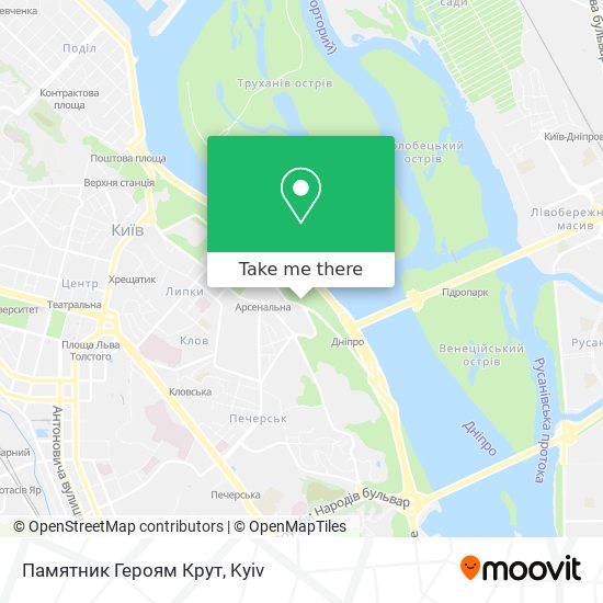 Памятник Героям Крут map