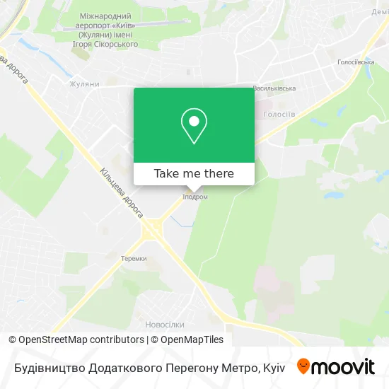 Карта Будівництво Додаткового Перегону Метро