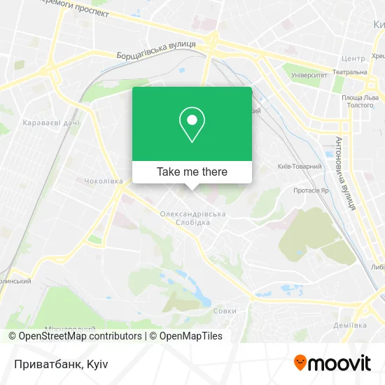 Карта Приватбанк