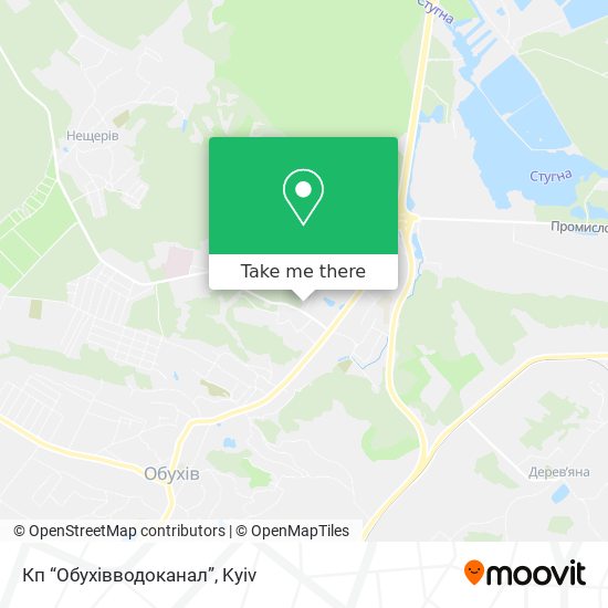 Кп “Обухівводоканал” map