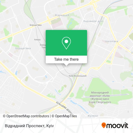 Карта Відрадний Проспект
