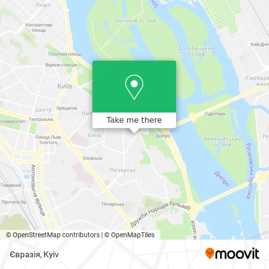 Карта Євразія