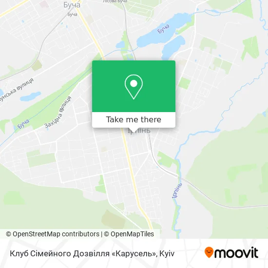 Карта Клуб Сімейного Дозвілля «Карусель»