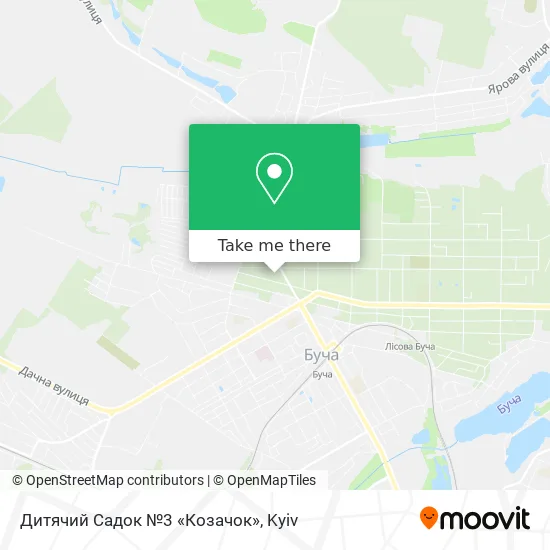 Дитячий Садок №3 «Козачок» map