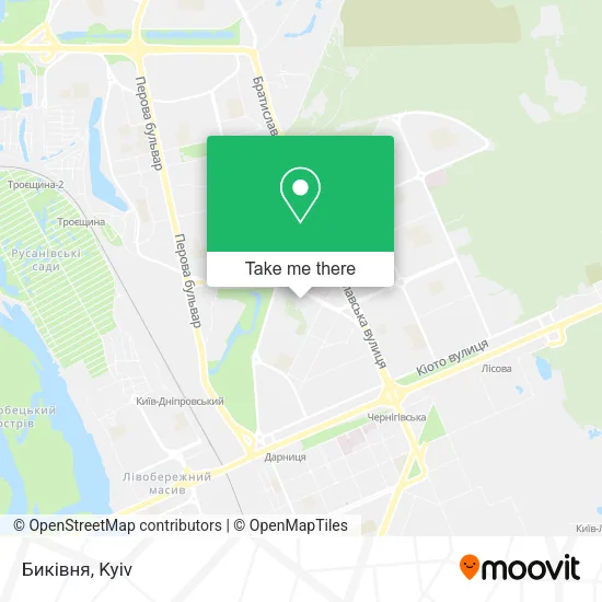 Карта Биківня