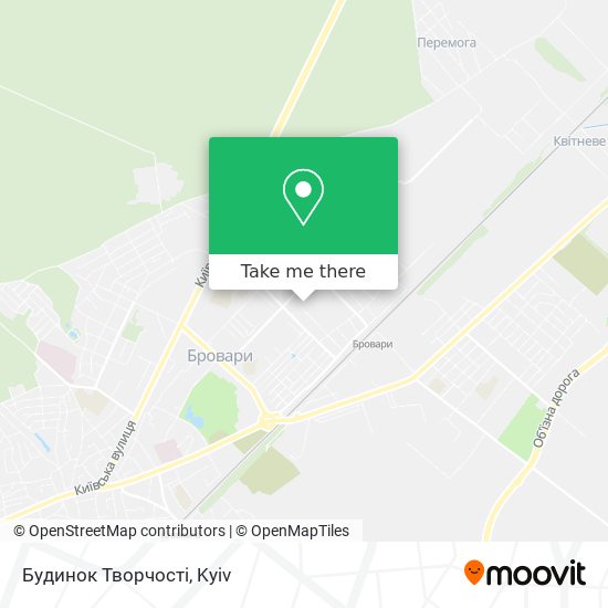 Карта Будинок Творчості