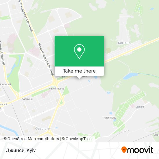 Карта Джинси