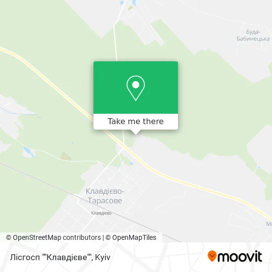 Карта Лісгосп ""Клавдієве""
