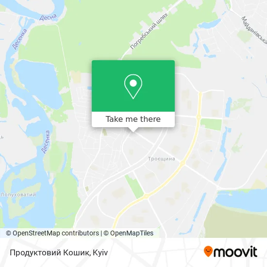 Карта Продуктовий Кошик
