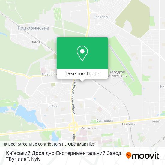 Київський Дослідно-Експериментальний Завод ""Вугілля"" map